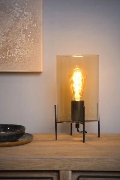 Lucide Steffie Tischlampe LED E27 amber, 50W, IP20, nicht dimmbar