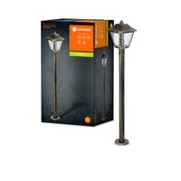 Ledvance ENDURA Classic Tradition Außen-Stehlaterne E27 Schwarz/Gold IP44 Aluminium 1000mm