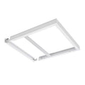 LED Panel Aufputz 60x60cm Weißes Aluminium 75mm Höhe für einfache Deckenbeleuchtung