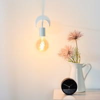 Lucide SCOTT Wandleuchte, 1xE27 Fassung, max. 40W, IP20, Metallgehäuse, mattweiße Ausführung, Vintage-Stil
