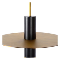 Lucide SELIN 35cm Pendelleuchte schwarz, 1xGU10, 220-240V LED, E27 Fassung