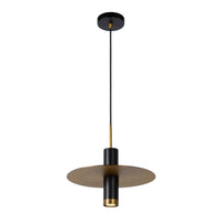 Lucide SELIN 35cm Pendelleuchte schwarz, 1xGU10, 220-240V LED, E27 Fassung
