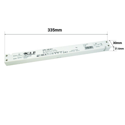 glp led power adapter 24v 150w slim design ip20 6.25a