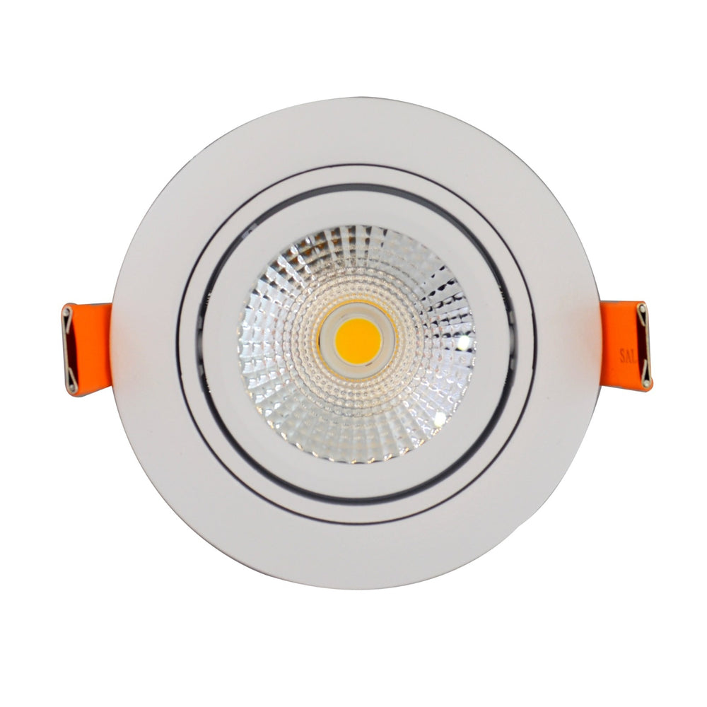 LCB LED-Einbaustrahler 95mm IP65 weiß 5W 420 Lumen 2700K warmweiß