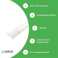 Aigostar LED Leuchtbalken 120cm 40W 4000K helles weißes Licht Lumen