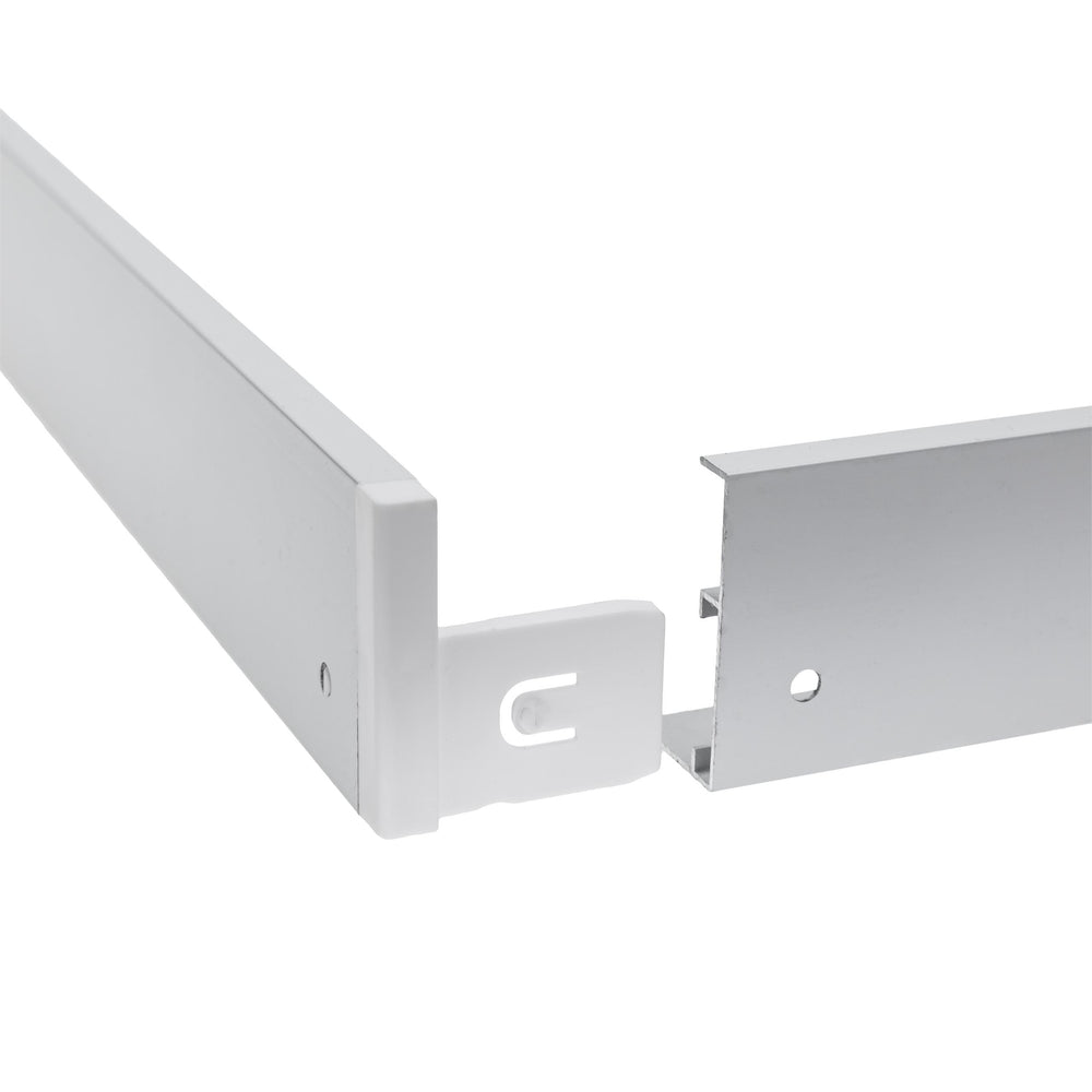 Spectrum algine 600x600mm LED Deckenleuchte weiß Aluminium für Büroräume, kalte Umgebung -20/+40, 2 Jahre Garantie