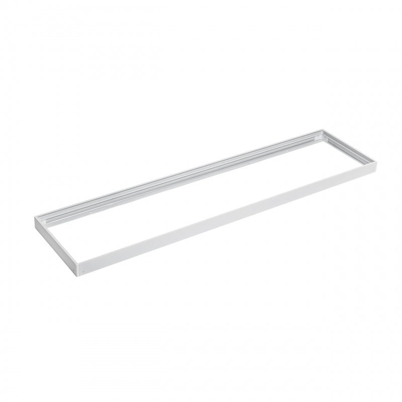 Spectrum LED-Rahmen für Aufbauleuchte 300x120mm weiß, energiesparendes Design für optimale Raumbeleuchtung