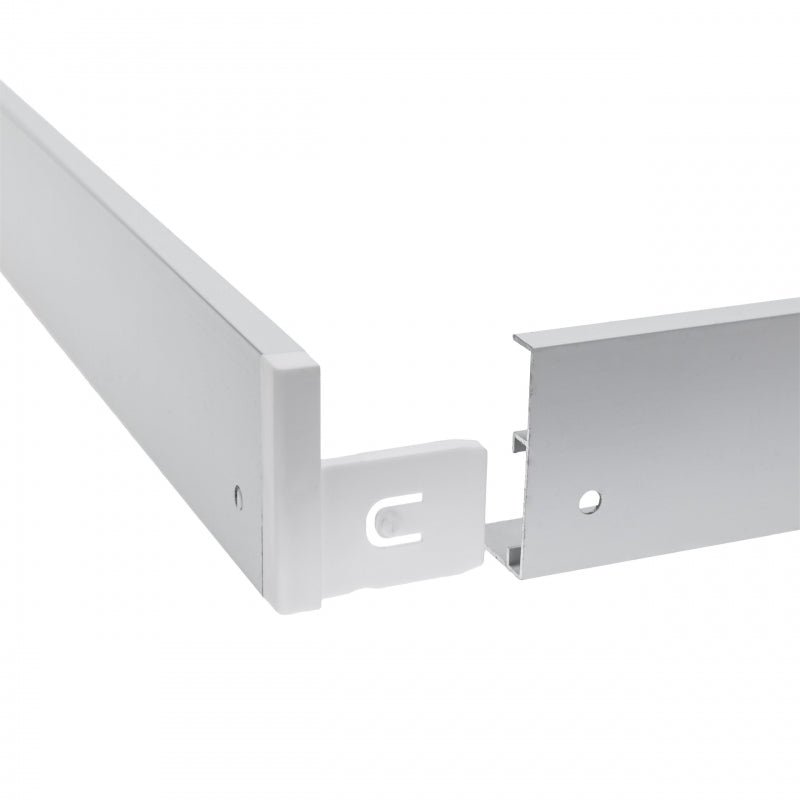 Spectrum LED-Rahmen für Aufbauleuchte 300x120mm weiß, energiesparendes Design für optimale Raumbeleuchtung