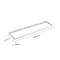Spectrum LED-Rahmen für Aufbauleuchte 300x120mm weiß, energiesparendes Design für optimale Raumbeleuchtung