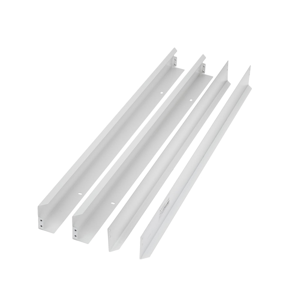 Spectrum Algine LED-Armatur 600x600mm, weiß, Aluminiumgehäuse, geeignet für Oberflächenmontage, langlebige Beleuchtung