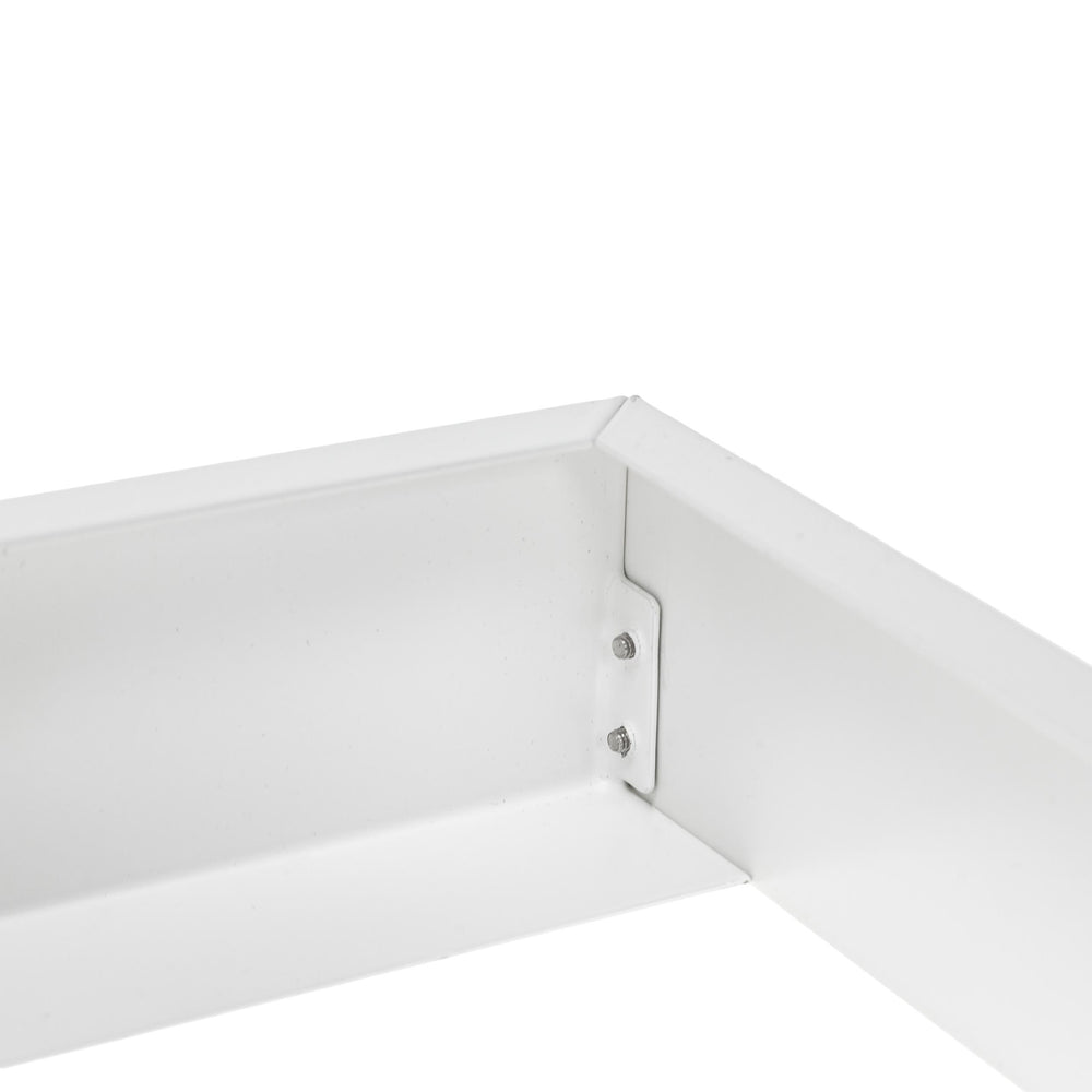 Spectrum Algine LED-Armatur 600x600mm, weiß, Aluminiumgehäuse, geeignet für Oberflächenmontage, langlebige Beleuchtung