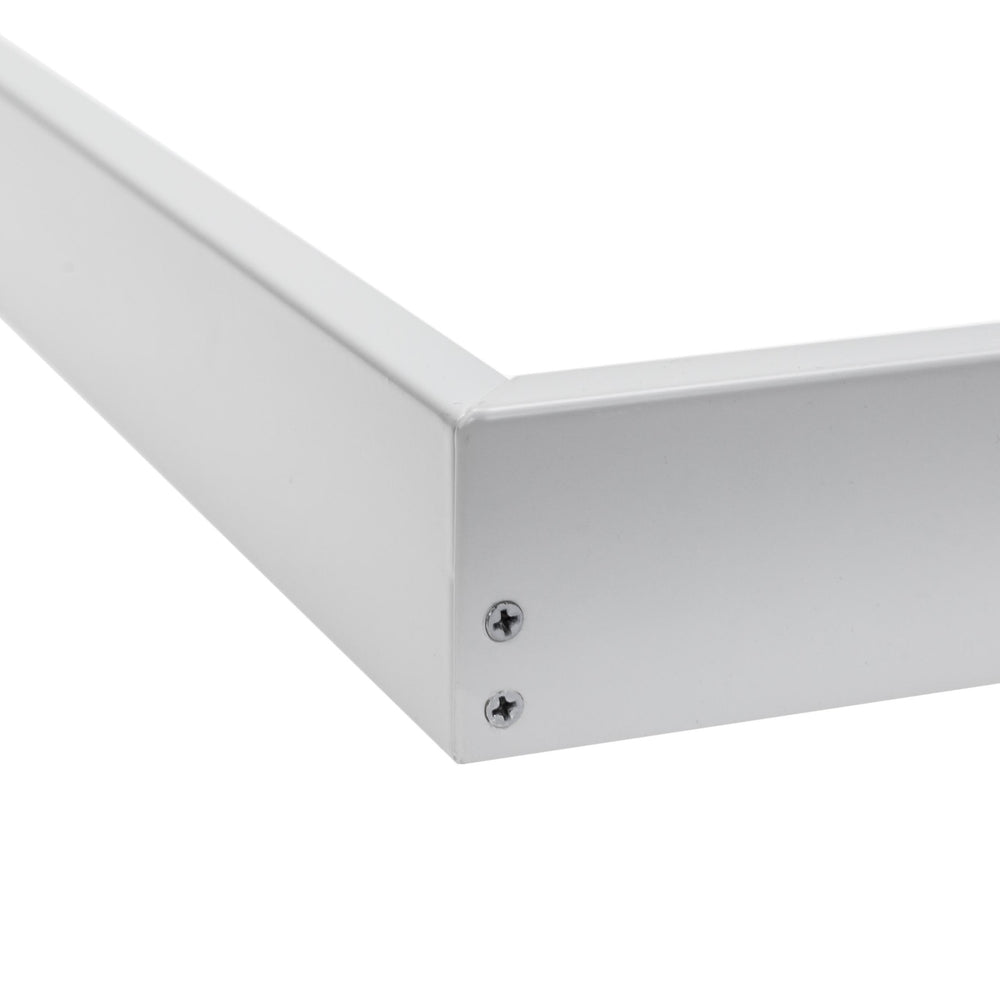 Spectrum Algine LED-Armatur 600x600mm, weiß, Aluminiumgehäuse, geeignet für Oberflächenmontage, langlebige Beleuchtung