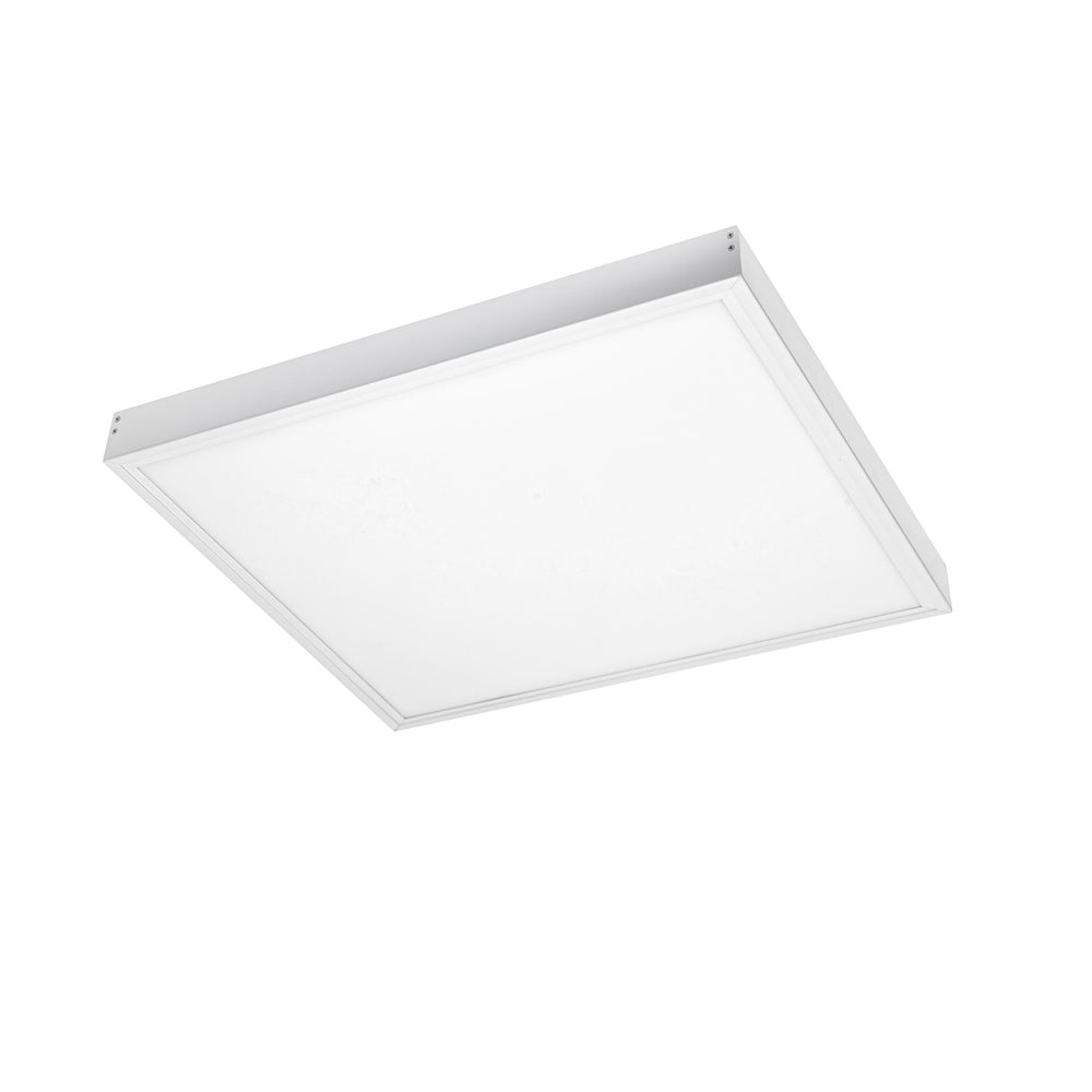 Spectrum Algine LED-Armatur 600x600mm, weiß, Aluminiumgehäuse, geeignet für Oberflächenmontage, langlebige Beleuchtung