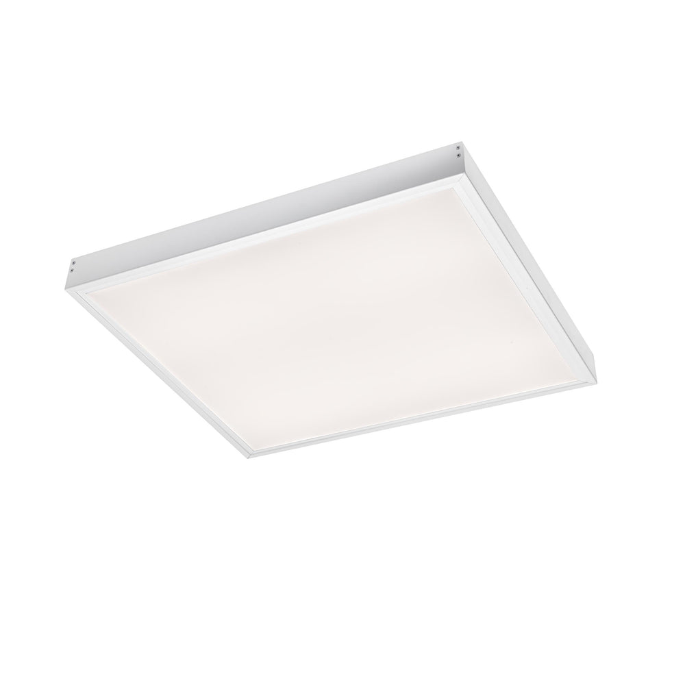 Spectrum Algine LED-Armatur 600x600mm, weiß, Aluminiumgehäuse, geeignet für Oberflächenmontage, langlebige Beleuchtung