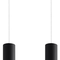 Aigostar LED Pendelleuchte Schwarz LOOPEZ 2xGU10 Fassung, Aluminiumgehäuse, 220-240V, IP20, CE RoHS