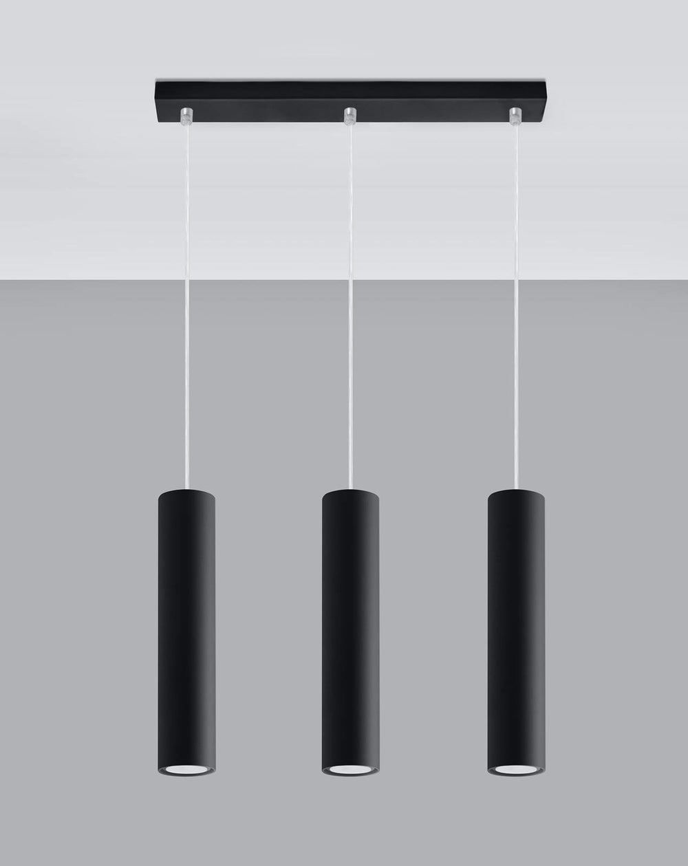 Aigostar LED pendant light Black LOOPEZ, 3 x GU10 socket, IP20, aluminium housing, CE RoHS certified