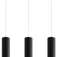Aigostar LED pendant light Black LOOPEZ, 3 x GU10 socket, IP20, aluminium housing, CE RoHS certified