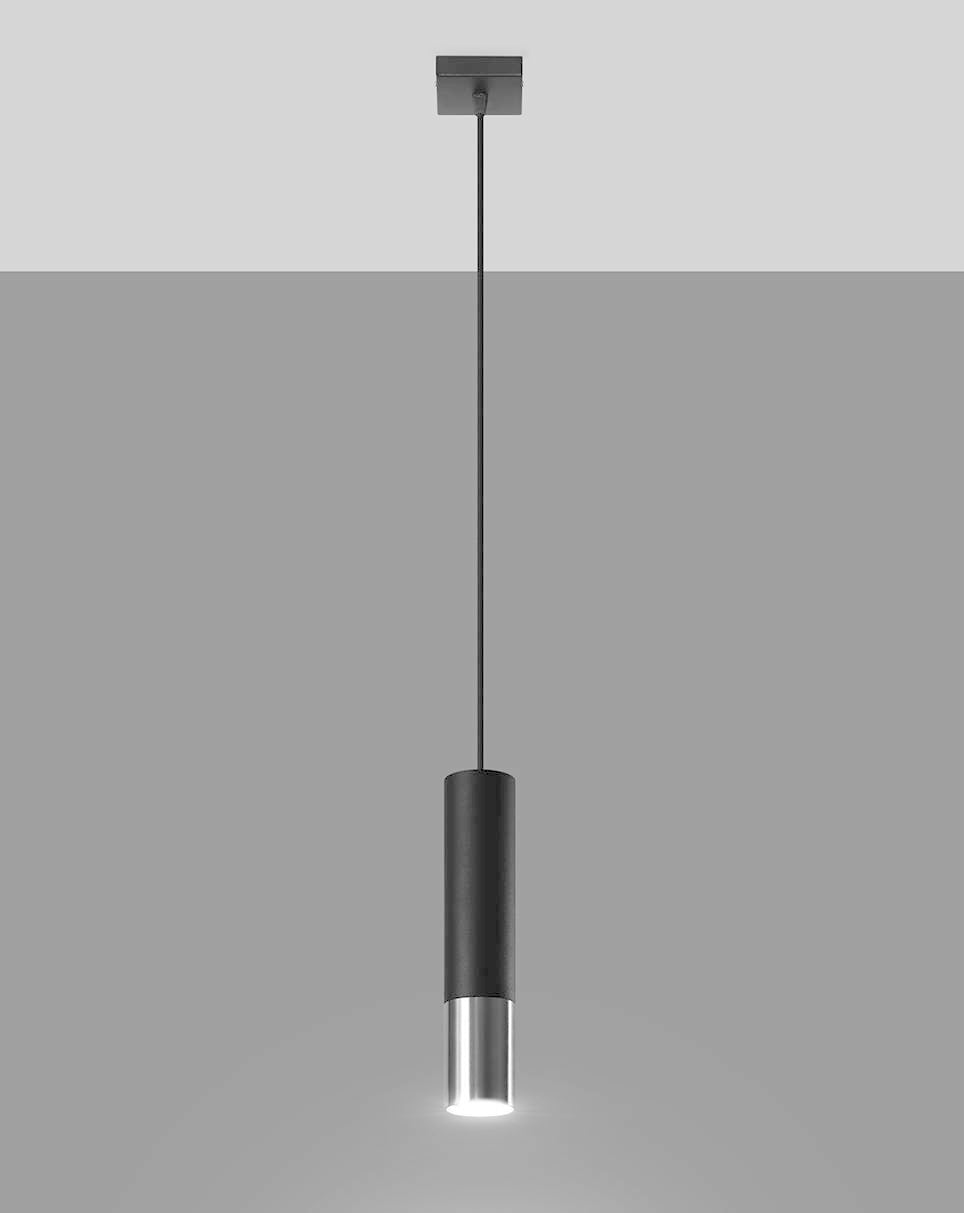 Aigostar LED Einbaustrahler Schwarz Chrom LOOPEZ GU10 Fassung IP20 Aluminium CE RoHS
