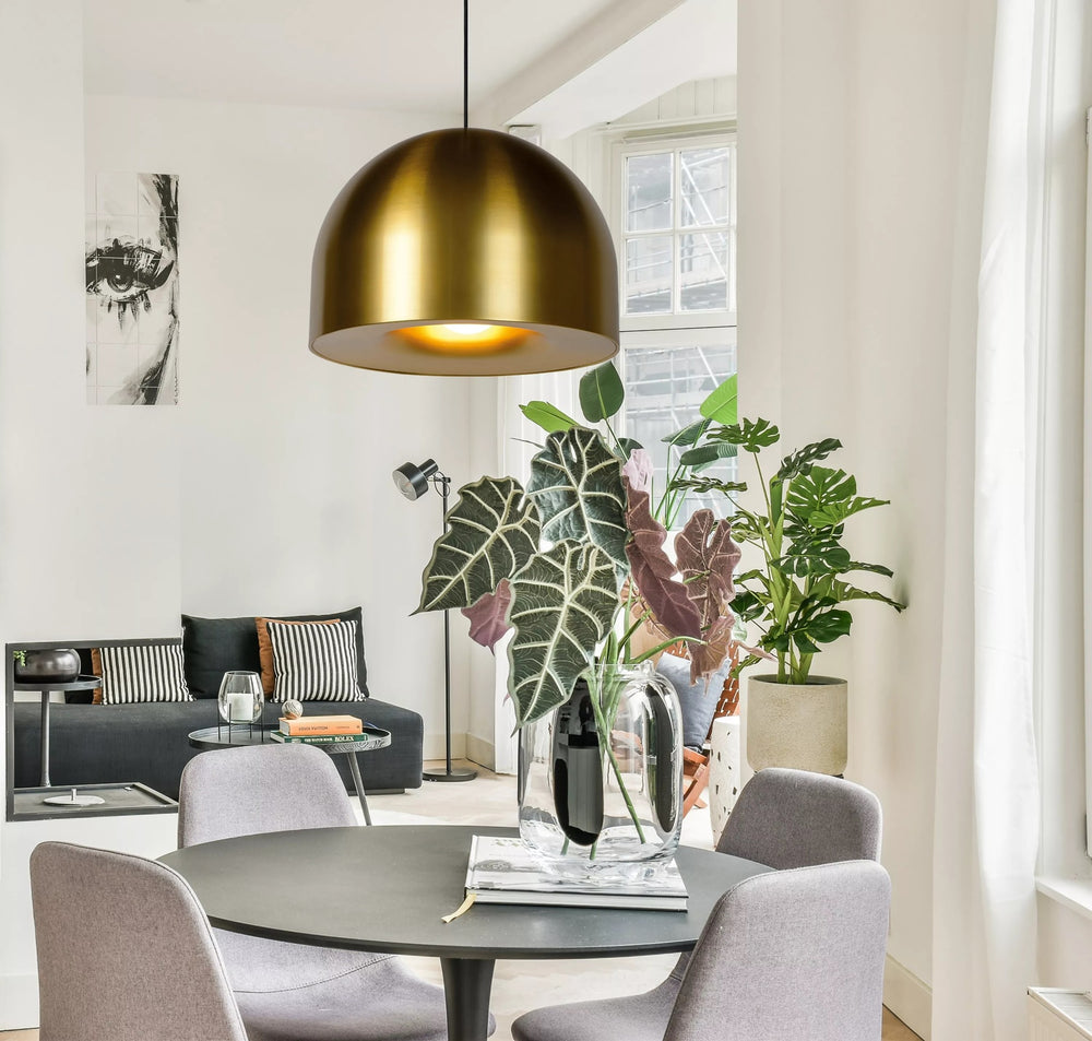 Lucide AKRON LED Pendelleuchte E27 50W matt gold Aluminium 60mm
