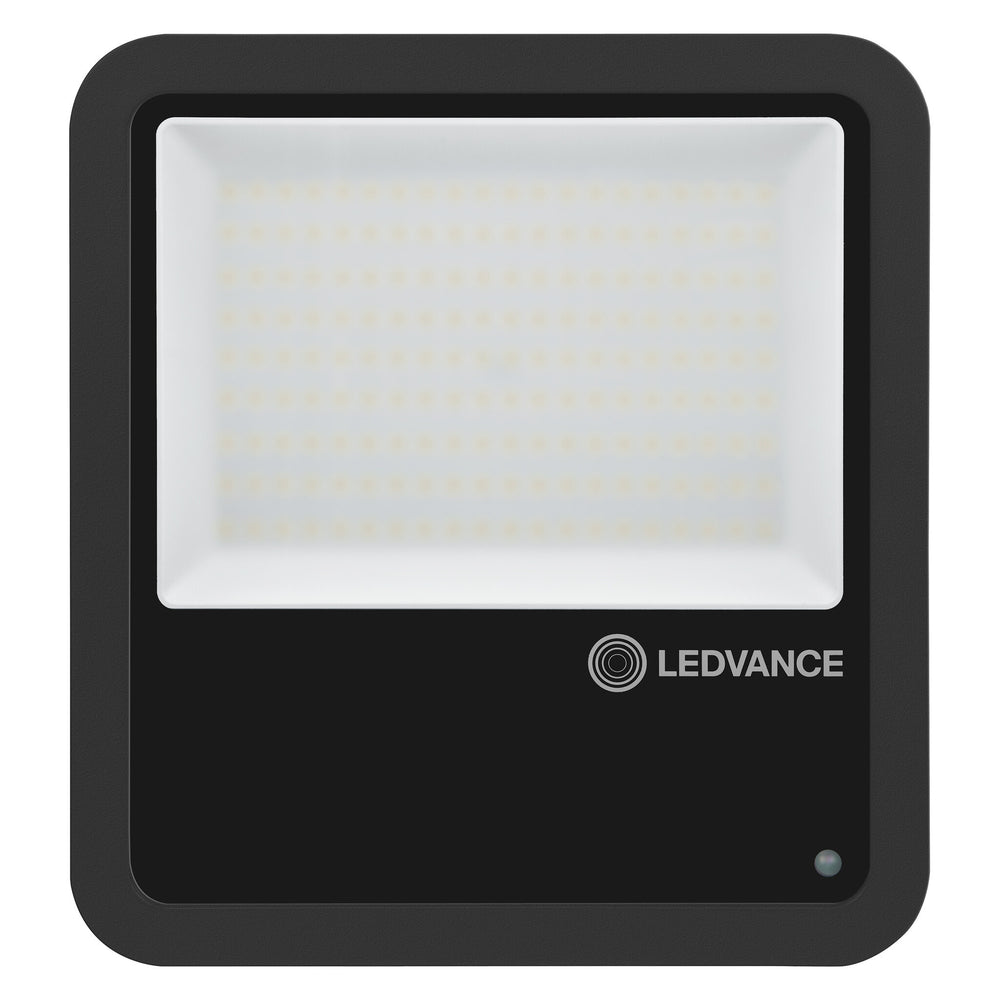 LED-Flutlicht mit Dämmerungssensor schwarz 100W 15000 Lumen 100d 4000K kaltweiß IP66 Lichtsensor