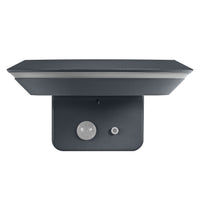 Ledvance Endura Style solar GLOW Wall Sensor LED 3.6W 3000K IP44 Dark Gray Outdoor Light