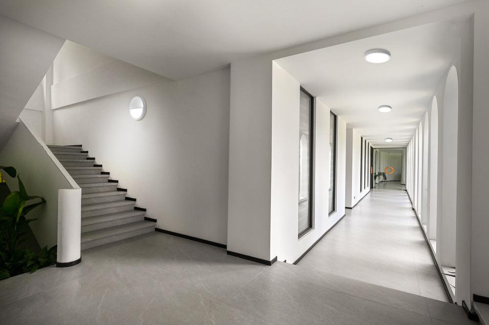 Ledvance LED Wandanbau-Rundleuchte 300mm 17W IP65 IK10 3000K 4000K Weiß Oberflächenmontage Wand Deckenleuchte