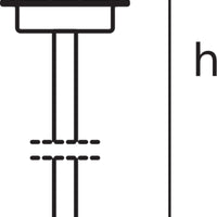 Ledvance ENDURA Classic Post 80cm E27 Outdoor Stainless Steel LED Pathway Light IP44