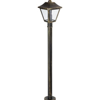 Ledvance ENDURA Classic Tradition Außen-Stehlaterne E27 Schwarz/Gold IP44 Aluminium 1000mm