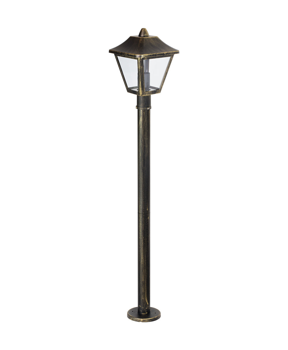 Ledvance ENDURA Classic Tradition Außen-Stehlaterne E27 Schwarz/Gold IP44 Aluminium 1000mm