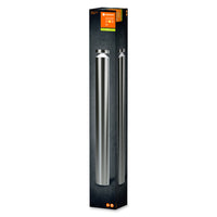 Ledvance ENDURA Style Cylinder 80cm LED stainless steel outdoor wall light 6W 3000K IP44 Warm White