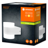 Ledvance ENDURA Style UpDown Puck LED Wall Light 12.5W 3000K 980 lumens IP44 White Aluminum Outdoor