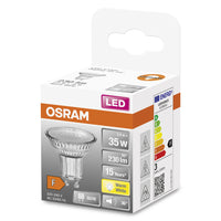 Ledvance LED Spot GU10 2.6W 2700K 230 Lumen 36° Silber Decken- oder Wandmontage IP20