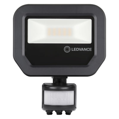 Tsong LED-Flutlicht mit Sensor Gen 3 Schwarz 8W 1200 Lumen 100° 840 Kaltweiß IP66