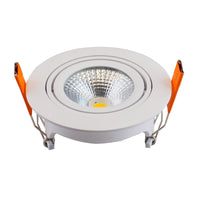 LCB LED-Einbaustrahler 95mm IP65 weiß 5W 420 Lumen 2700K warmweiß