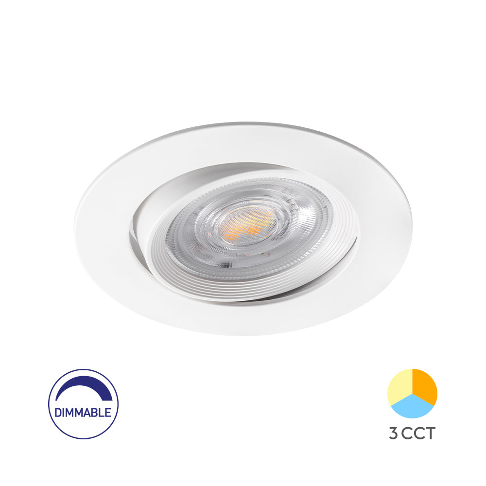 Braytron 7W dimmable LED spotlight 630 lumen 3-in-1 color white IP20