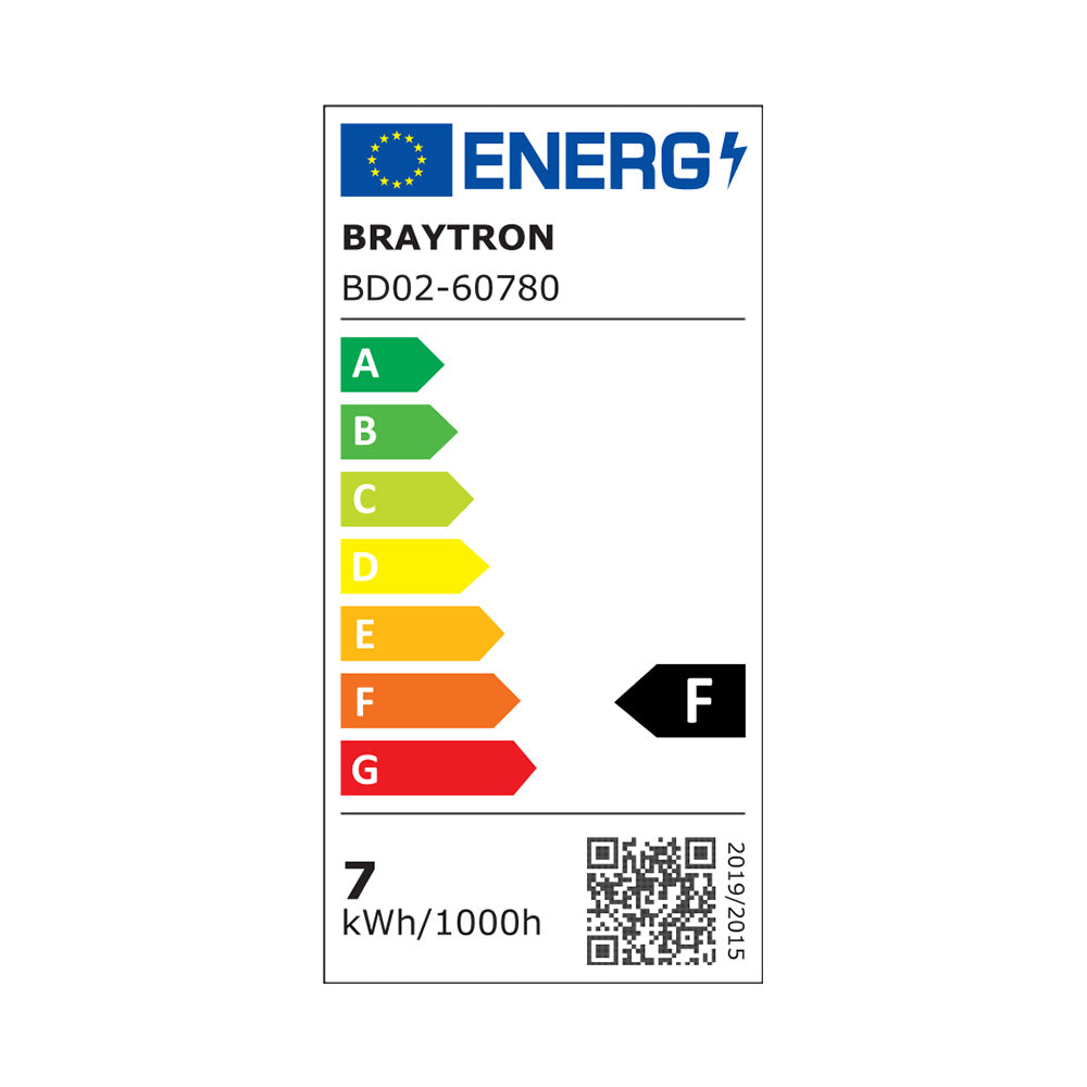 Braytron 7W dimmable LED spotlight 630 lumen 3-in-1 color white IP20