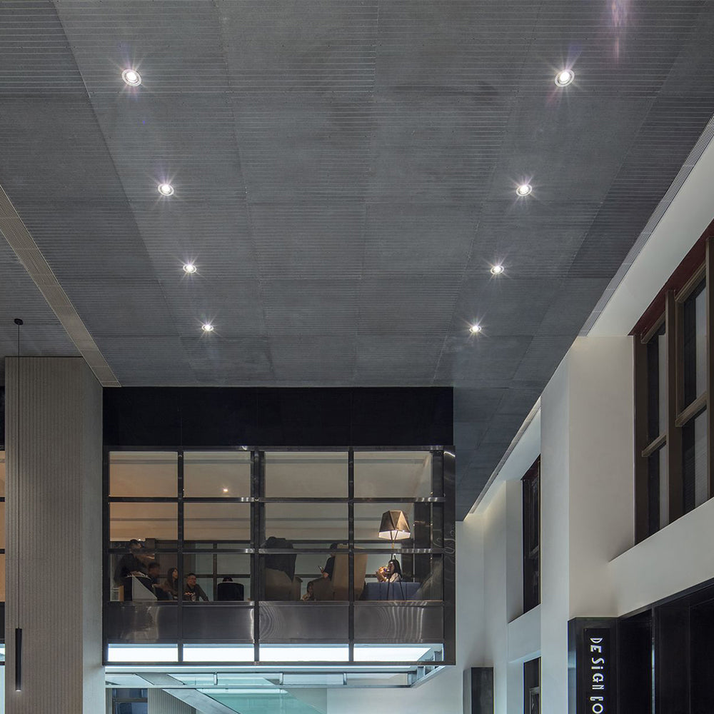 Braytron LED Einbau-Strahler, 7W, IP54, Aluminium Weiß, 89x35mm, GU10-Fassung, Innen- und Außenbereich