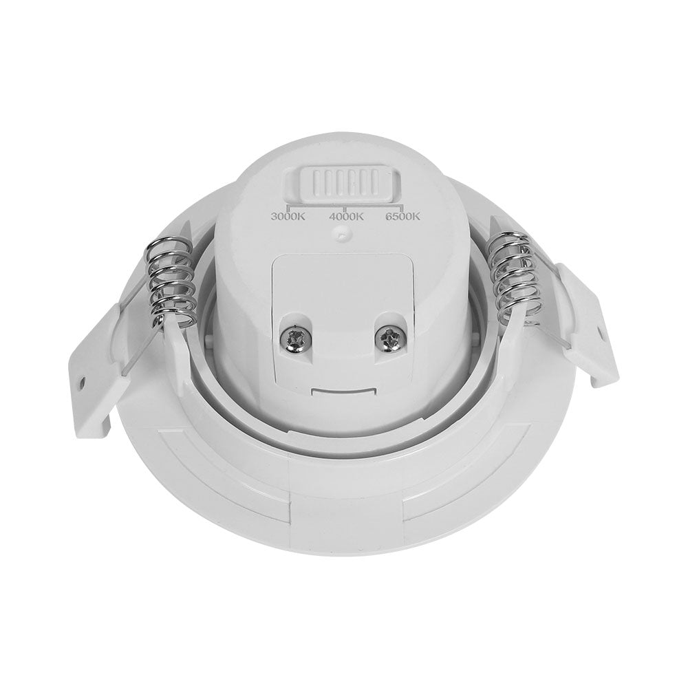 Braytron LED Spotlight 7W 220-240V 3-in-1 CCT Dimmable Round White IP20 630 lumens 38° Beam
