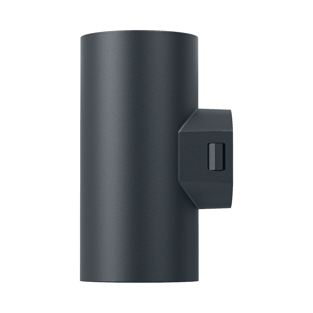 Braytron LED wall light 2x9W 3-in-1 CCT 1780 lumens Grey IP65 IK08 outdoor lighting