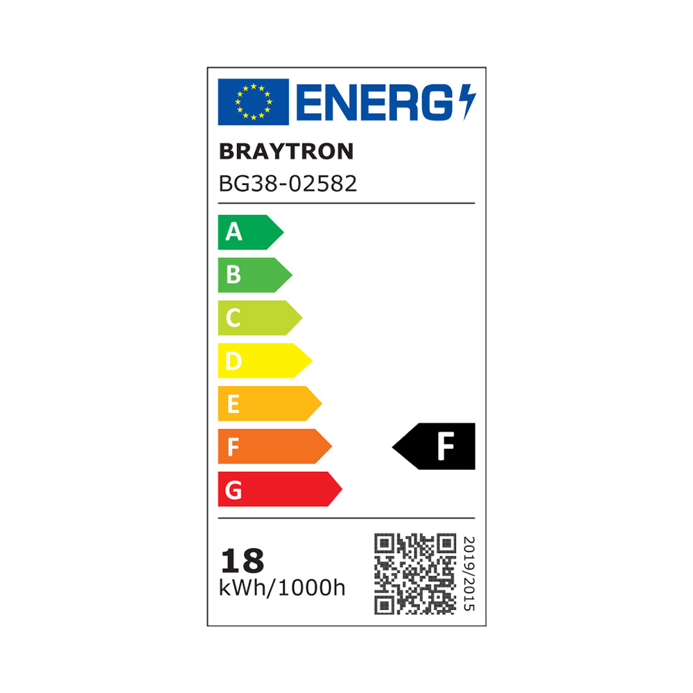 Braytron LED Wandleuchte 2x9W 3-in-1 CCT 1780 Lumen Grau IP65 IK08 Außenbeleuchtung