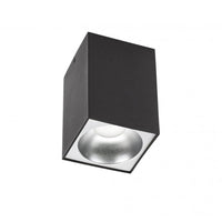 LED Ceiling Spot - Cube Matte Black 95x95x138 mm - Excl. LED Spot