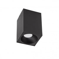 Spectrum LED Deckenstrahler Würfel matt schwarz 95x95x138mm exkl. LED-Spot für moderne Beleuchtung
