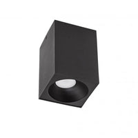 LED Ceiling Spot - Cube Matte Black 95x95x138 mm - Excl. LED Spot