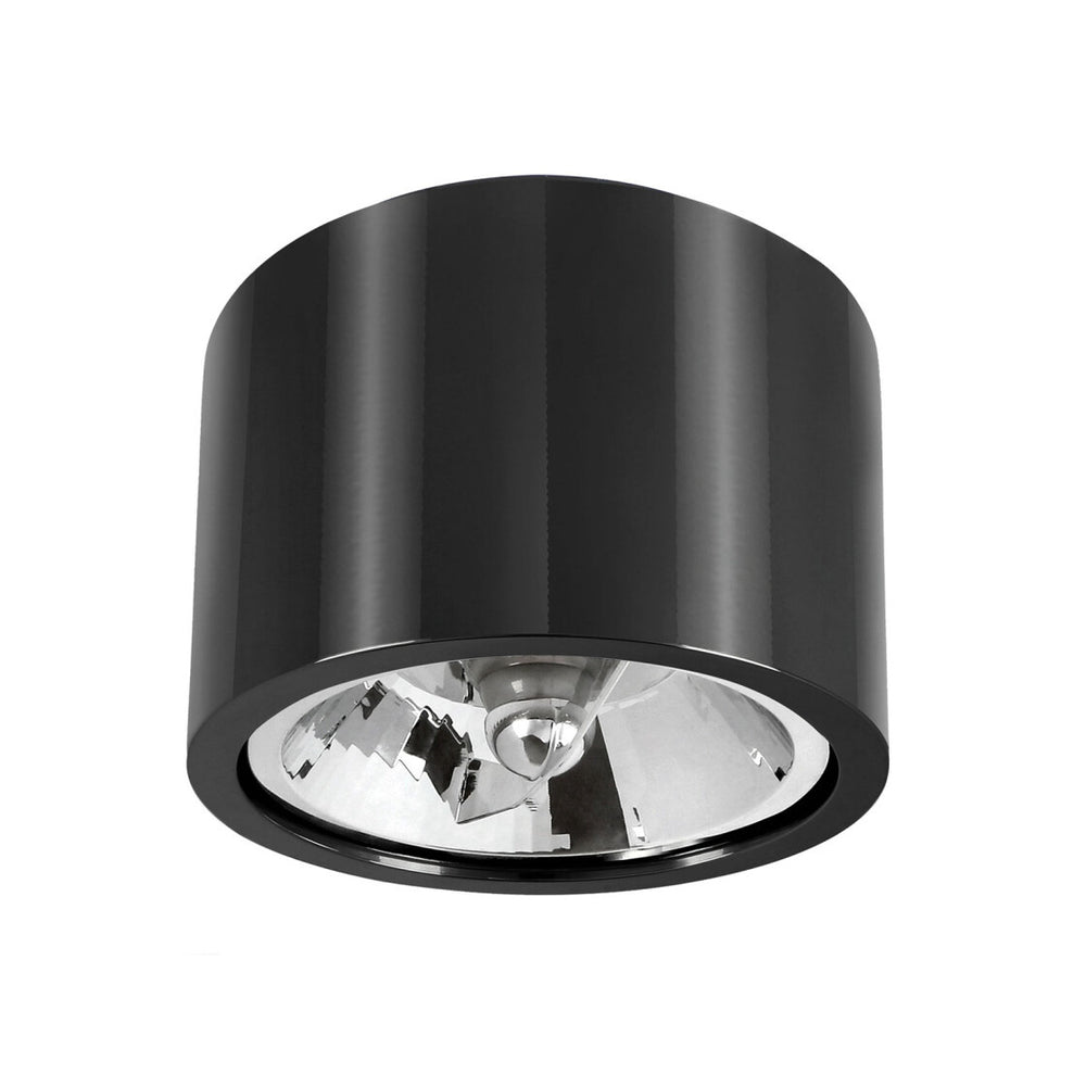 Spectrum LED Deckenstrahler CHLOE GU10 AR111 Schwarz rund IP20 Aluminiumgehäuse für den Innenbereich