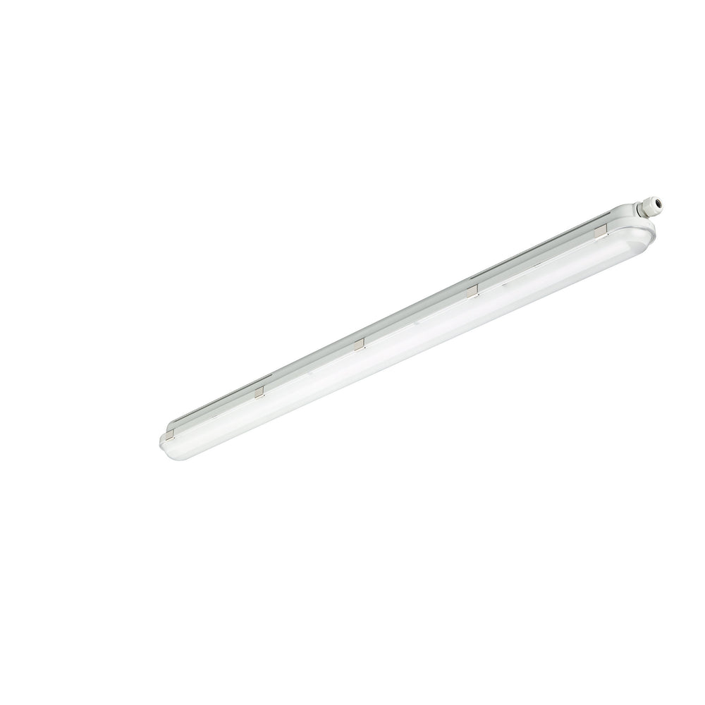 Philips CoreLine WT120C G2 LED waterproof batten, 29W 4000K 4000 lumens, IP65 IK08, 1215mm Gray