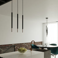 Sollux Lighting black chrome led pendant MOZAICA - E27 socket, 104mm length, 220-240V AC