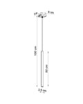Sollux Lighting LED hanglamp zwart pastelo with G9 socket and 50W power