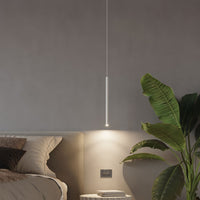 LED pendant lamp white PASTELO - 3 x G9 base with aluminum finish