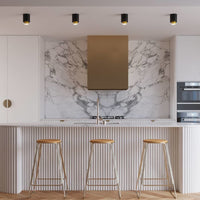 LED plafondspot zwart nesi with GU10 fitting - sollux lighting