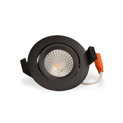 LED Einbauspot 85mm schwarz IP65 5W 420 Lumen 6000K dimmbar